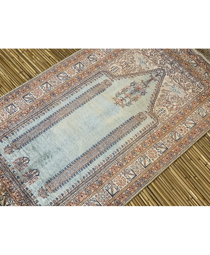 Handmade Turkish Kayseri Original Silk Carpet – FREE SHIPPING..!